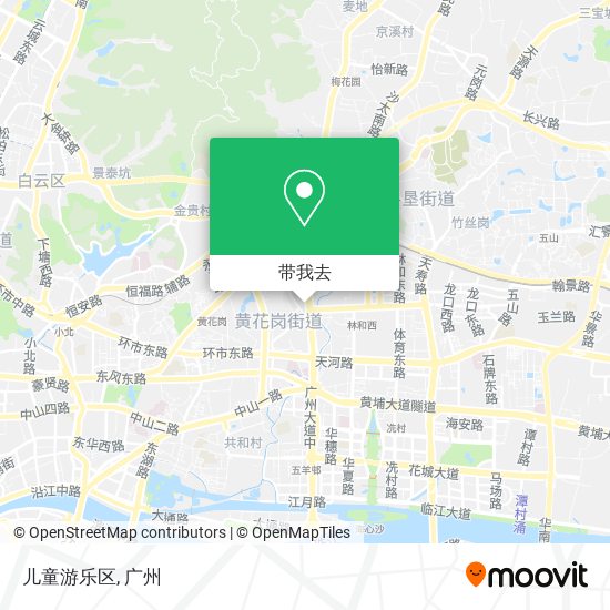 儿童游乐区地图