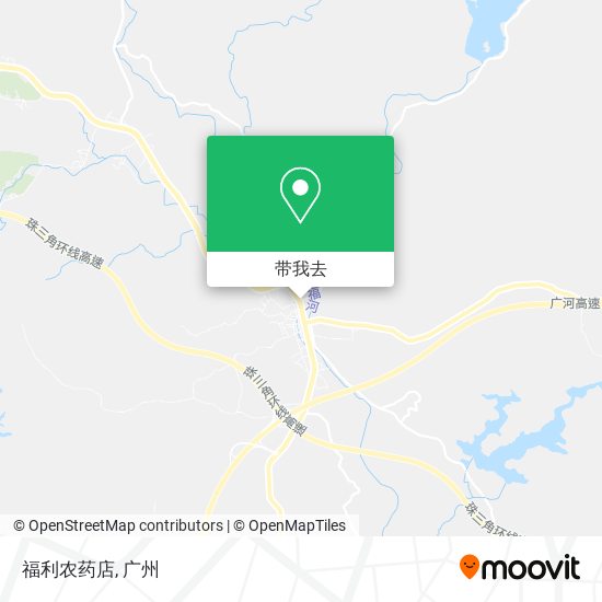 福利农药店地图