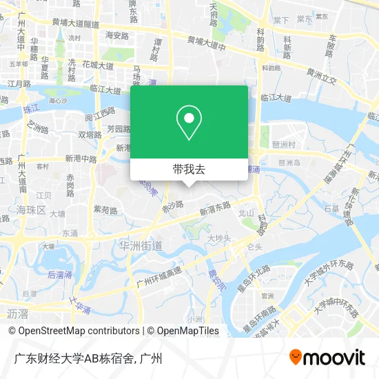 广东财经大学AB栋宿舍地图