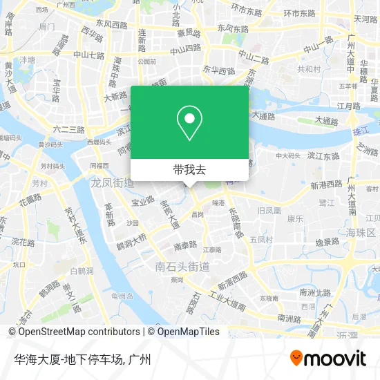 华海大厦-地下停车场地图
