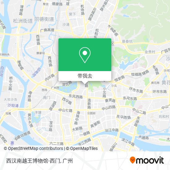 西汉南越王博物馆-西门地图