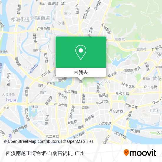 西汉南越王博物馆-自助售货机地图