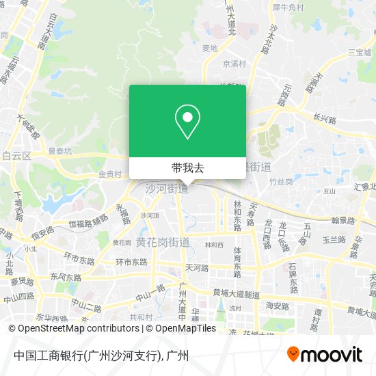 中国工商银行(广州沙河支行)地图