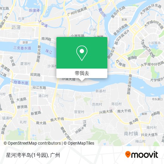 星河湾半岛(1号园)地图