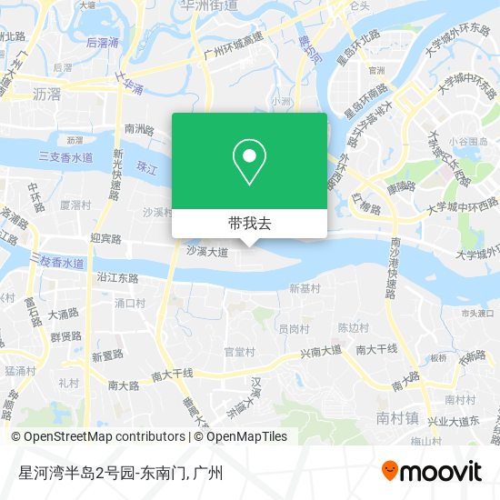 星河湾半岛2号园-东南门地图