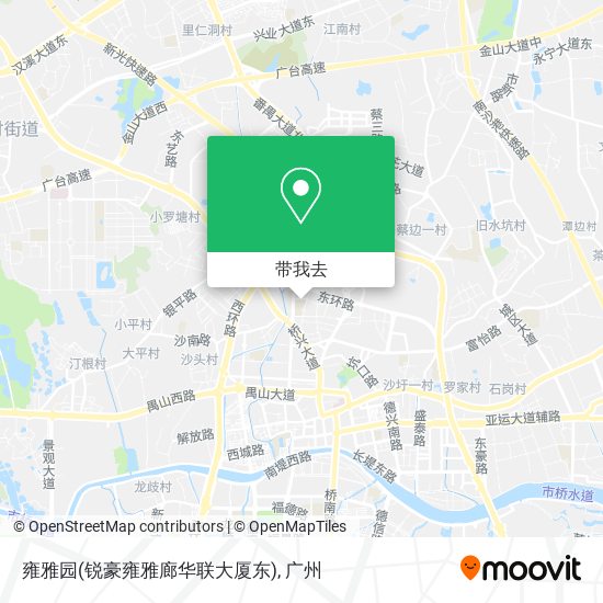 雍雅园(锐豪雍雅廊华联大厦东)地图