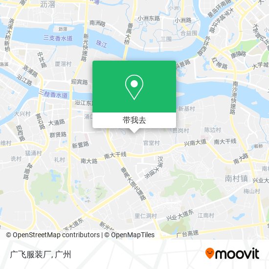 广飞服装厂地图