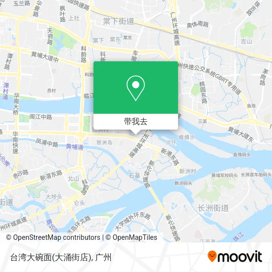台湾大碗面(大涌街店)地图