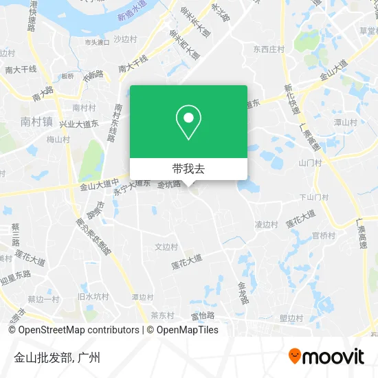 金山批发部地图