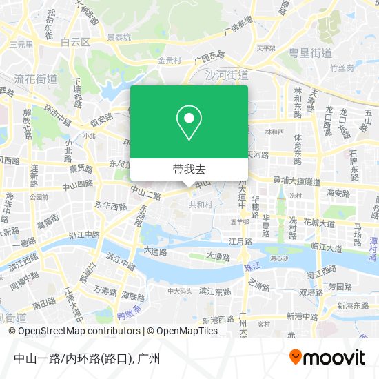 中山一路/内环路(路口)地图