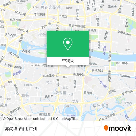 赤岗塔-西门地图