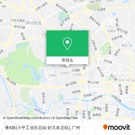 番8路(小平工业区总站-好又多总站)地图