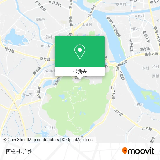 西樵村地图