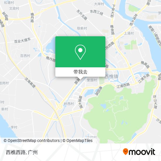 西樵西路地图
