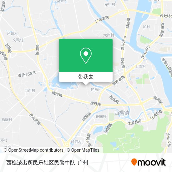 西樵派出所民乐社区民警中队地图