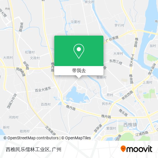 西樵民乐儒林工业区地图