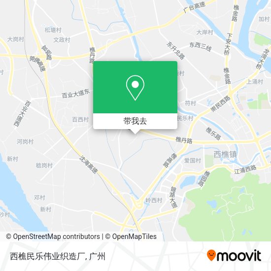 西樵民乐伟业织造厂地图
