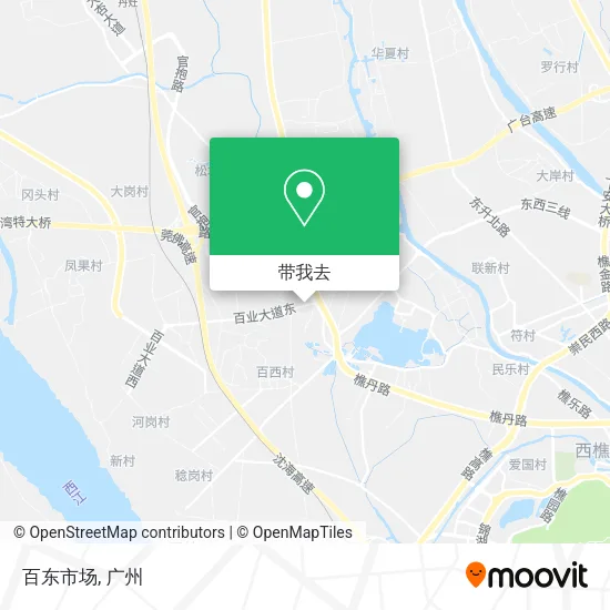 百东市场地图