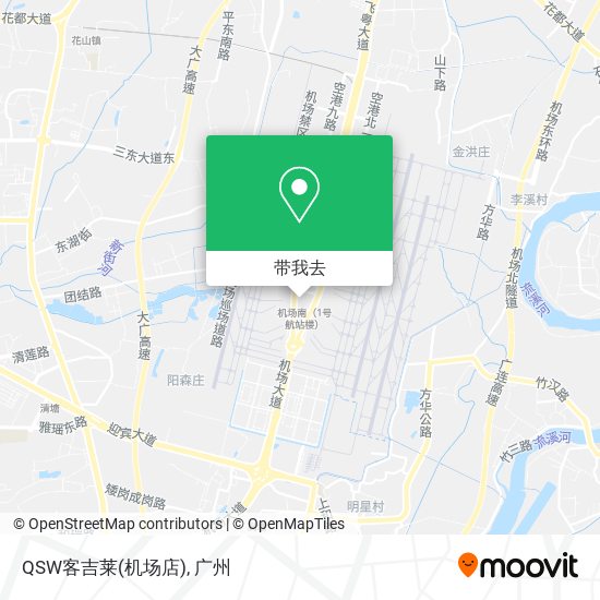 QSW客吉莱(机场店)地图