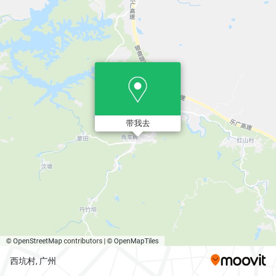 西坑村地图