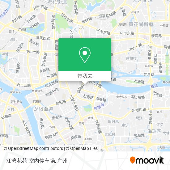 江湾花苑-室内停车场地图