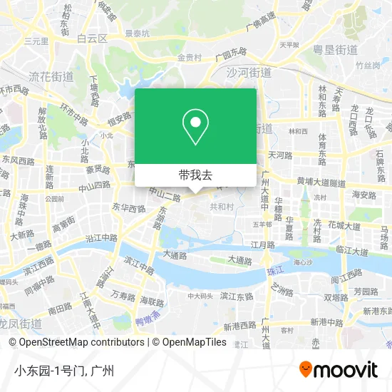 小东园-1号门地图