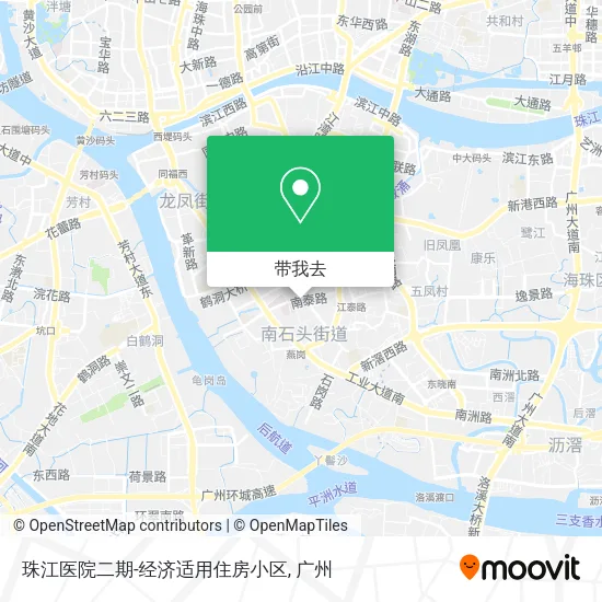 珠江医院二期-经济适用住房小区地图