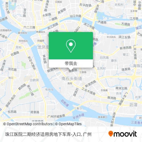 珠江医院二期经济适用房地下车库-入口地图