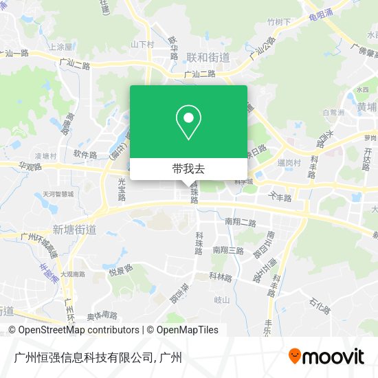广州恒强信息科技有限公司地图
