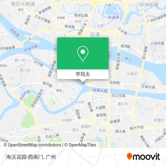 海滨花园-西南门地图