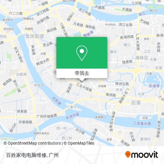 百姓家电电脑维修地图