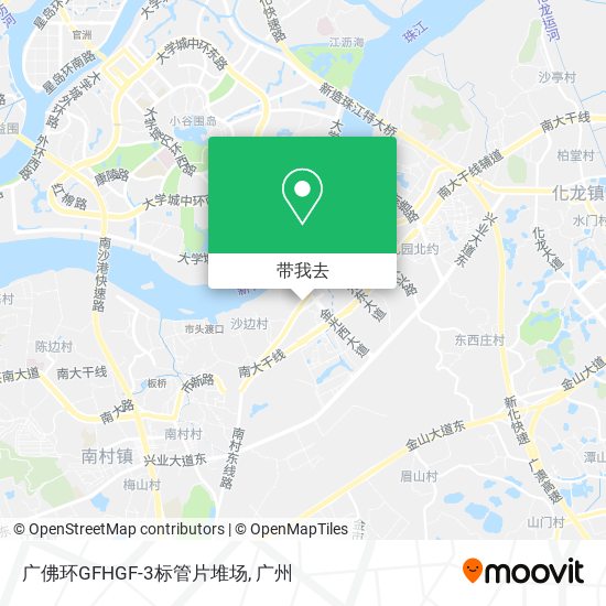 广佛环GFHGF-3标管片堆场地图