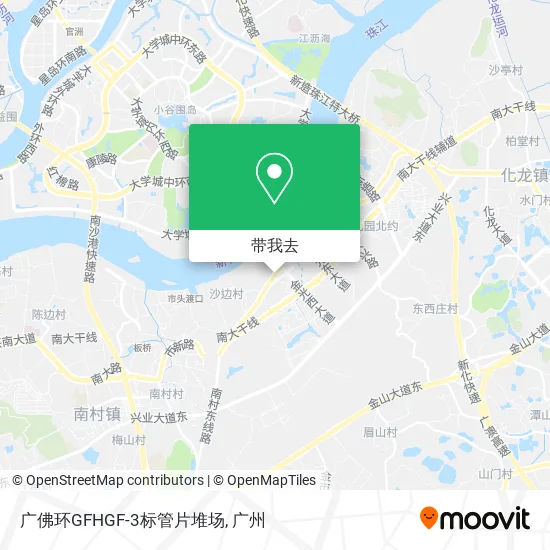 广佛环GFHGF-3标管片堆场地图