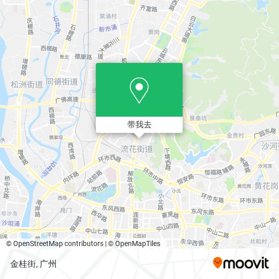 金桂街地图