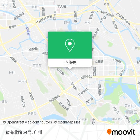 鉴海北路64号地图