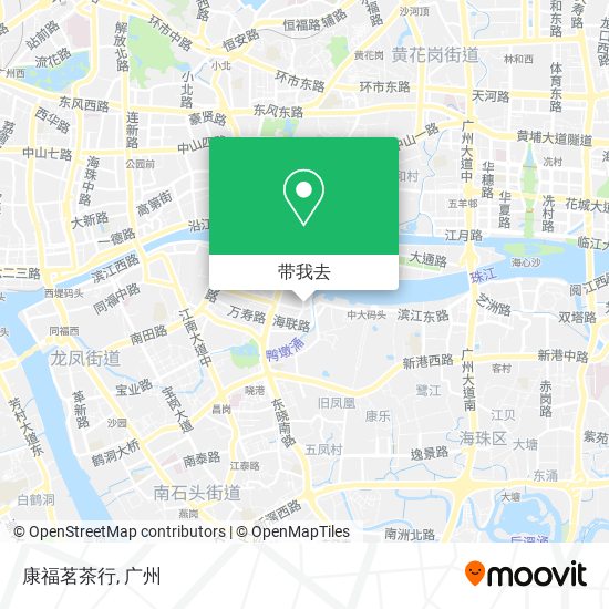 康福茗茶行地图