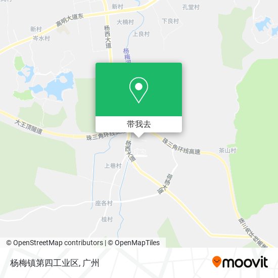 杨梅镇第四工业区地图