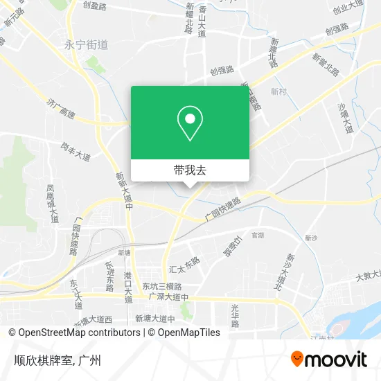 顺欣棋牌室地图