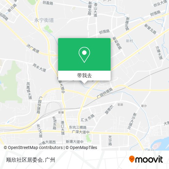 顺欣社区居委会地图