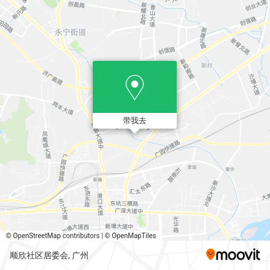 顺欣社区居委会地图