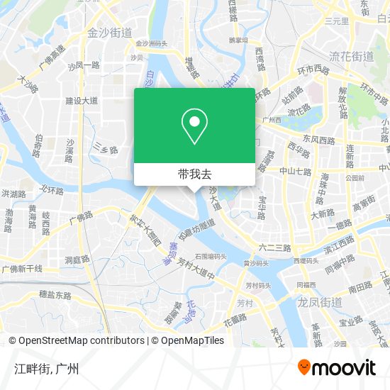 江畔街地图