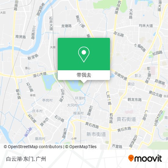 白云湖-东门地图