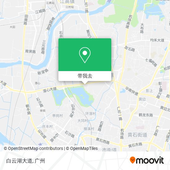 白云湖大道地图