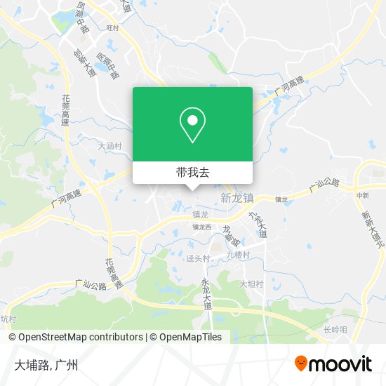 大埔路地图