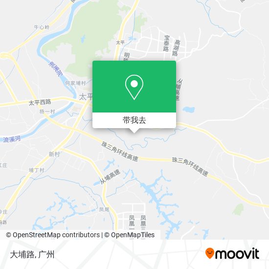 大埔路地图