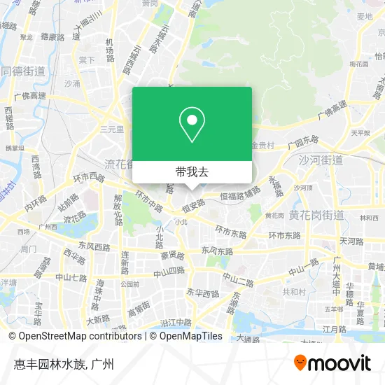 惠丰园林水族地图