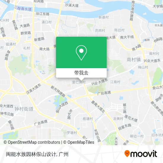 闽能水族园林假山设计地图