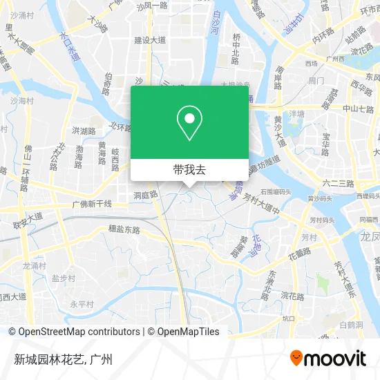 新城园林花艺地图