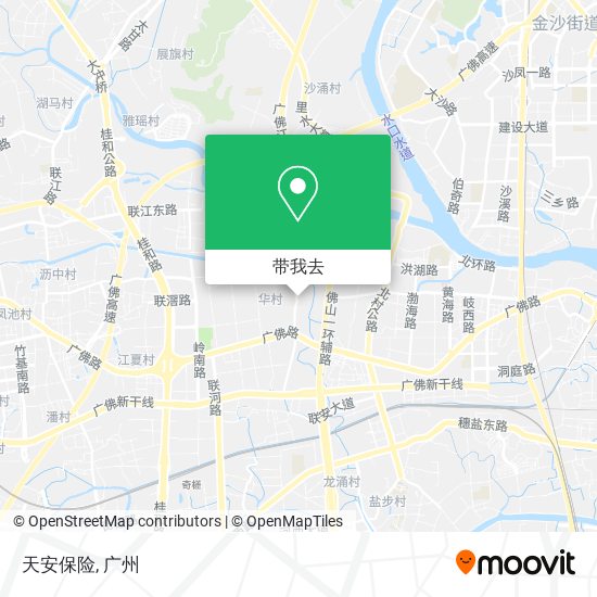 天安保险地图