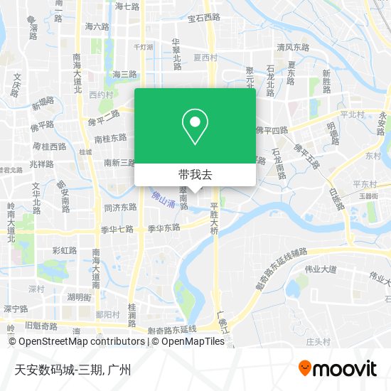 天安数码城-三期地图